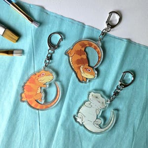 Bearded Dragon Charms | Acrylic Charms | Cute Charms