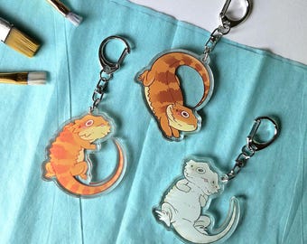 Bearded Dragon Charms | Acrylic Charms