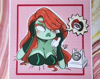 Impresión de hiedra venenosa jubilada