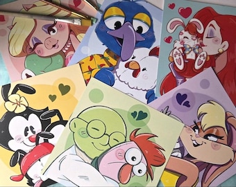 Impresiones clásicas de dibujos animados