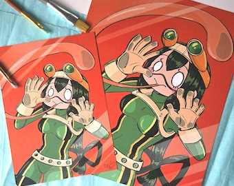 Impresión de MHA Froppy (Tsuyu Asui)