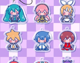 Charms para teléfono Vocaloid (edición limitada) / Charms acrílicos