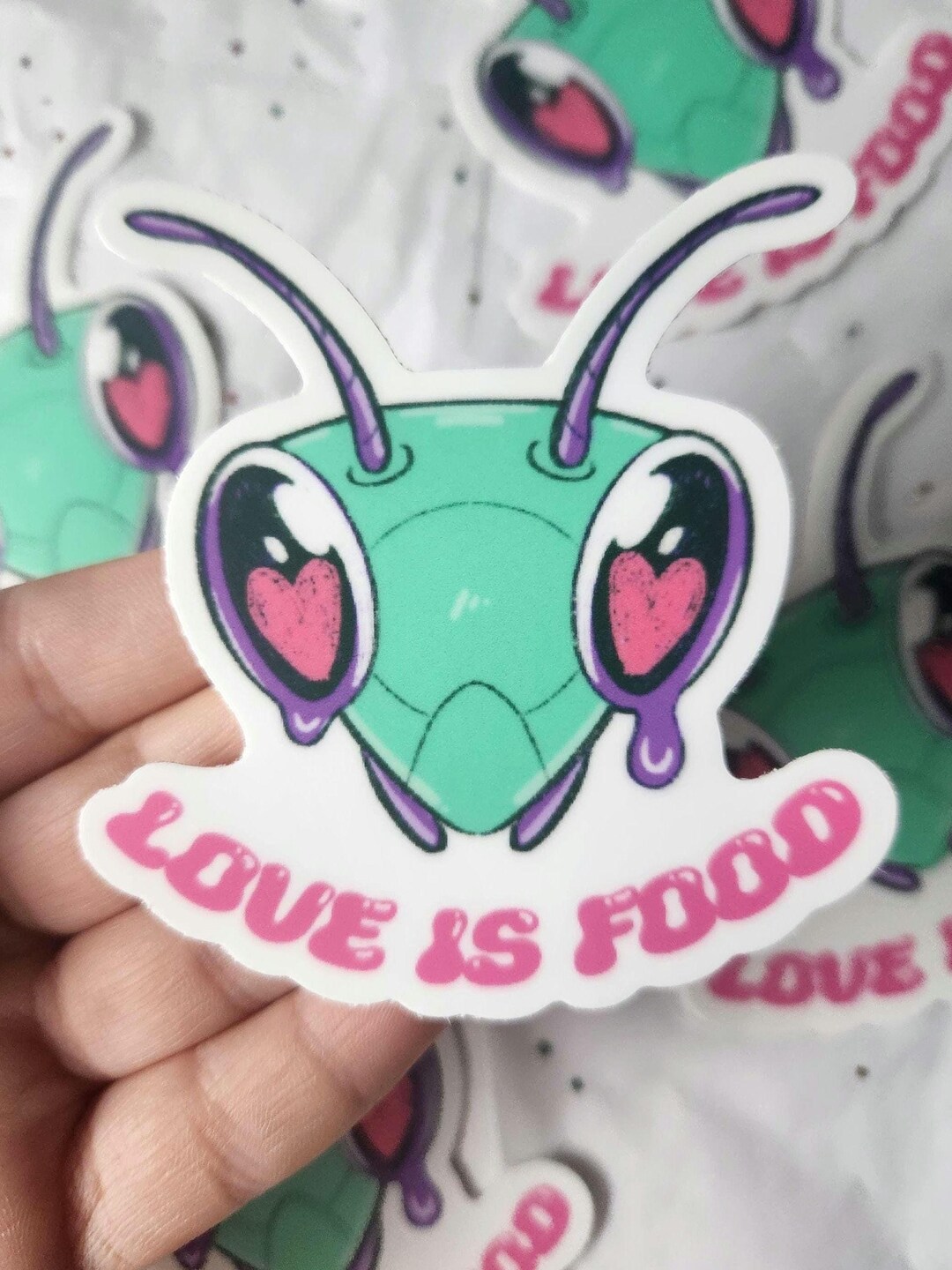 Praying-mantis Sticker | Vinyl Waterproof Sticker - Etsy