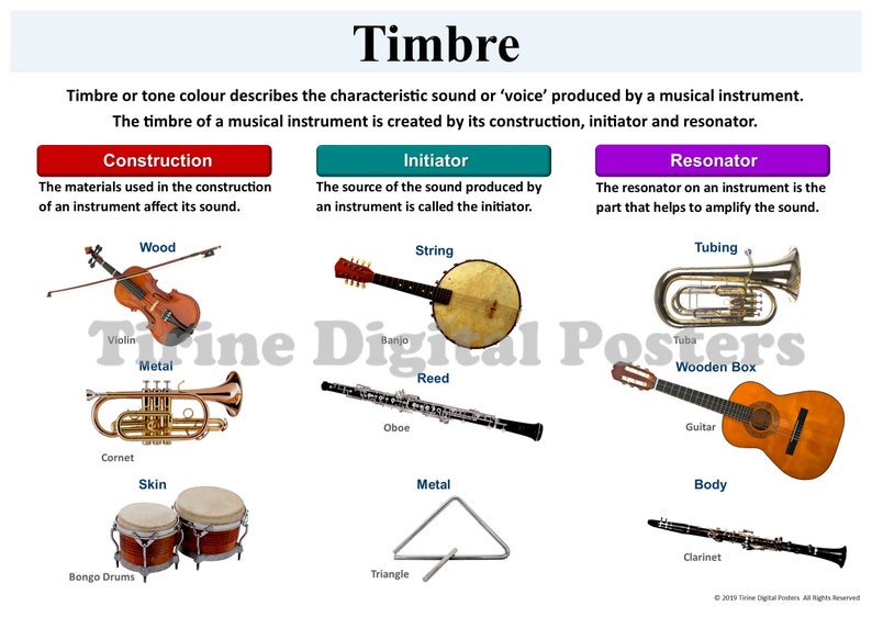 Timbre Music Music Music Art Music Classroom Decor Music Etsy