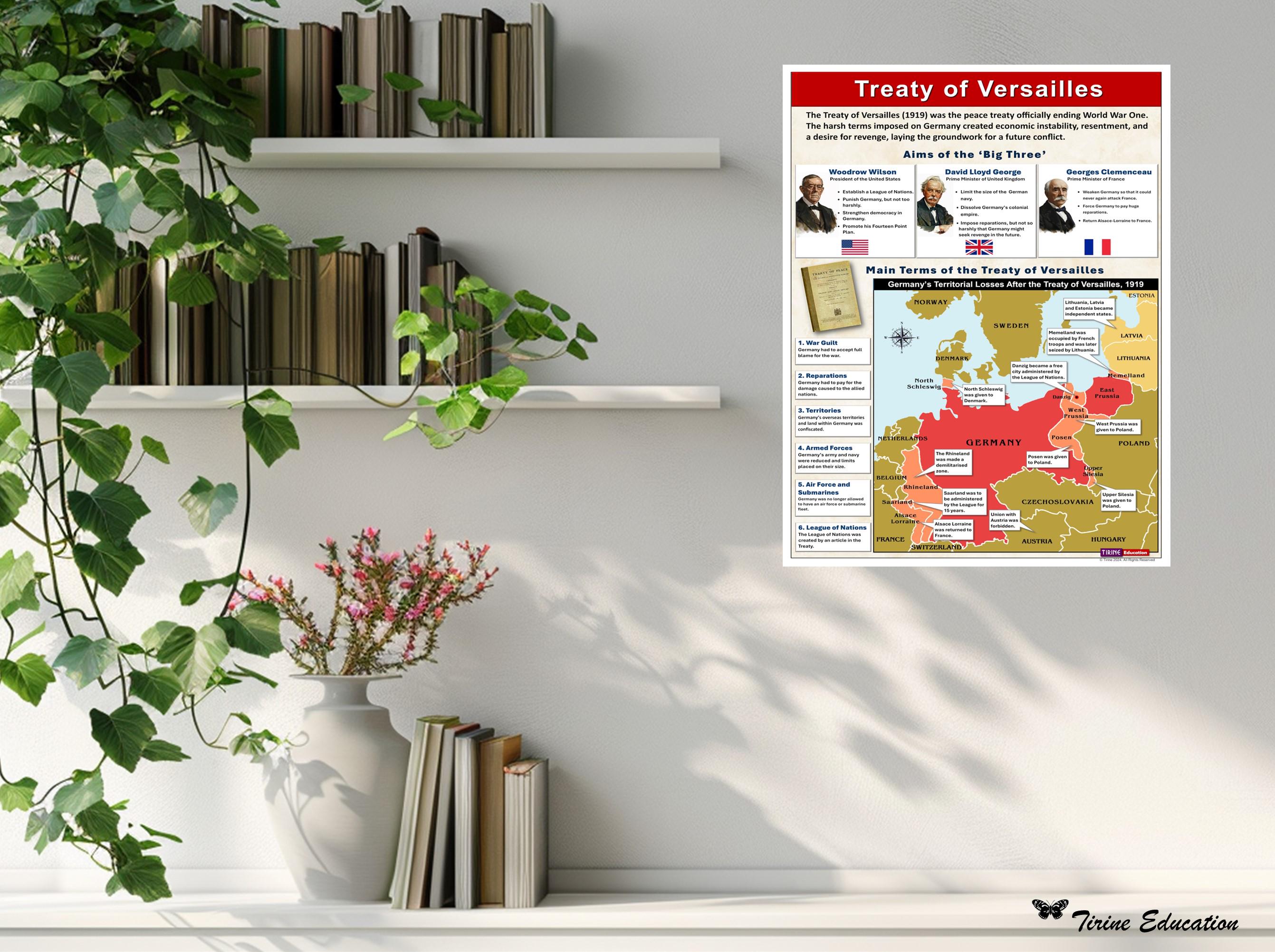 History Posters, World War One, Timeline of Events, 1914-1918, Middle ...