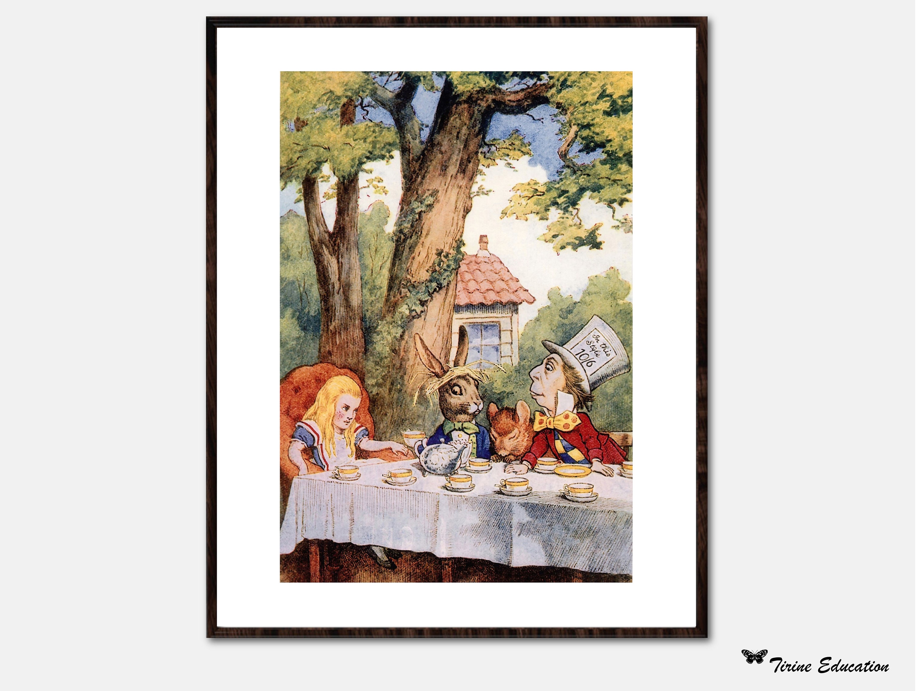 Alice in Wonderland, Print Set, Alice in Wonderland Wall Art, Printable