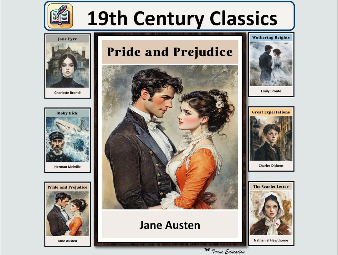 Nineteenth Century Classics Book Cover Poster Literary Prints nineteenth-century-classics-book-cover-poster-literary-prints