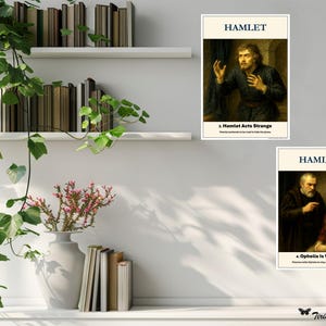 Hamlet English Classroom Poster Set | Shakespeare | 12 Illustrated Key ...