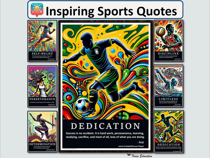 Sports Dedication Example Athlete Quotes Posters, Inspirational Sports Wall Art, Basketball ...