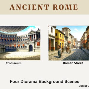 Printable Ancient Rome History Cut-outs: Standing Figures, 12 ...