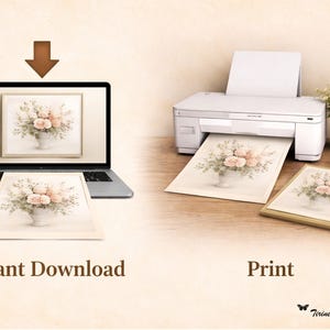 Alice in Wonderland Print, Victorian Storybook Art, Literary Decor (Digital Download) image 7