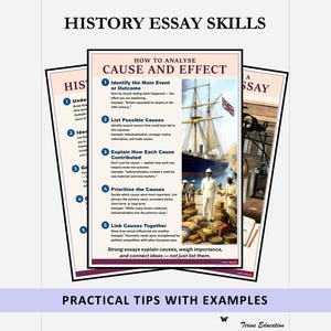 History Classroom Posters, History Essay Writing Tips and Examples, Teaching Resource