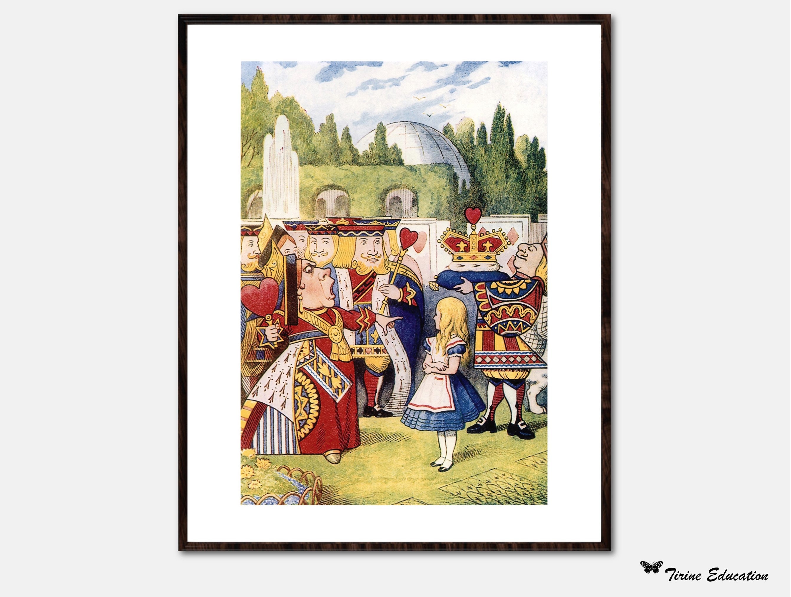 Alice in Wonderland, Print Set, Alice in Wonderland Wall Art, Printable