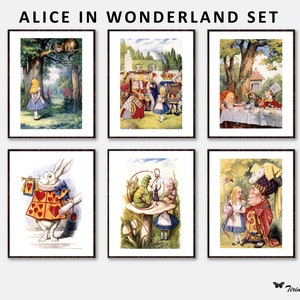 Alice in Wonderland (1951) Walt Disney cartoon movie poster reprint 18x12  inches approx.