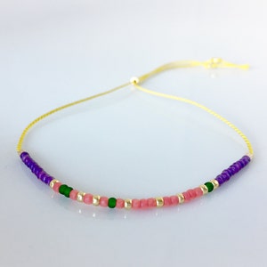 PERSIST morse code bracelet - yellow