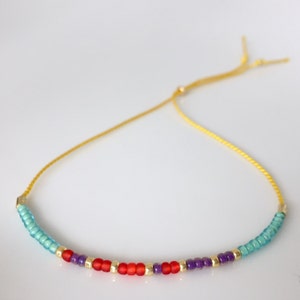 WISDOM morse code bracelet - yellow