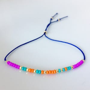 MIGHTY mini morse code bracelet - blue