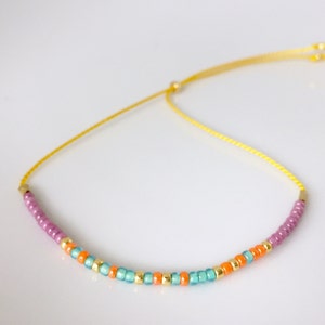 CLARITY morse code bracelet - yellow