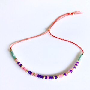 TROUBLEMAKER morse code bracelet - orange