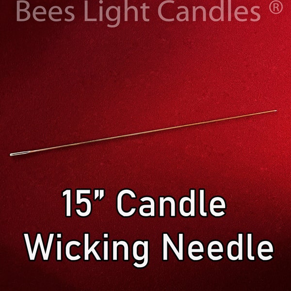 Candle Wicking Needle / Copper Coated / Long Sturdy Wick Needles / Making Candles / Supplies / For Molds and Tapers / Easy / Craft Sewing