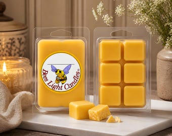 Scented Beeswax Melts Six Pack Choose Your Fragrance Natural Wax Cubes for Candle Warmers