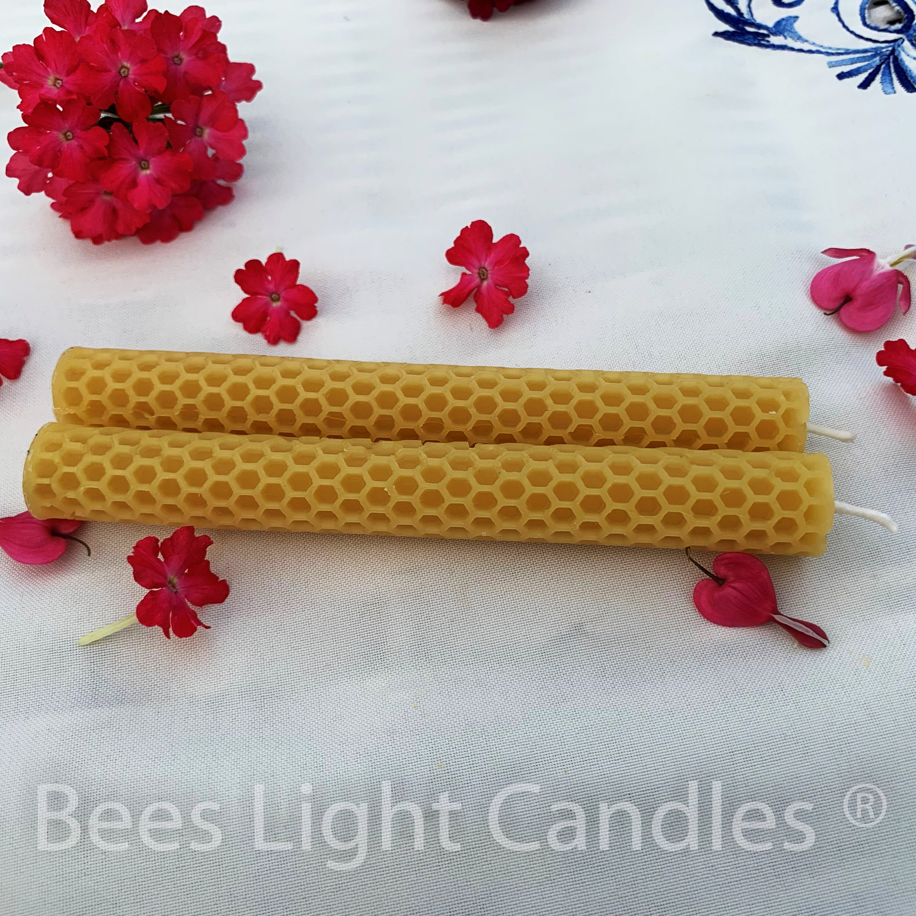 Taper Candles / 100 All Natural Beeswax Candle / Etsy