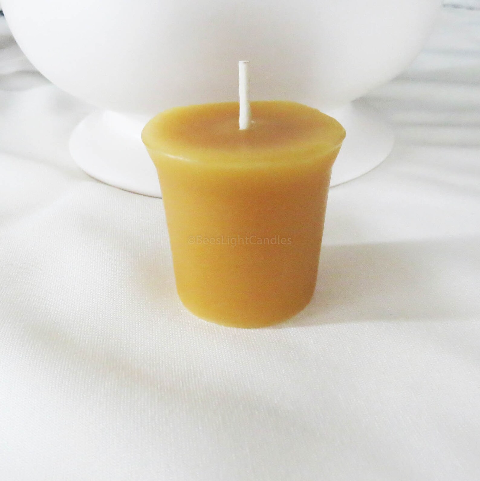 Beeswax Votive Candles BULK Set of 25 / 100 NATURAL Etsy