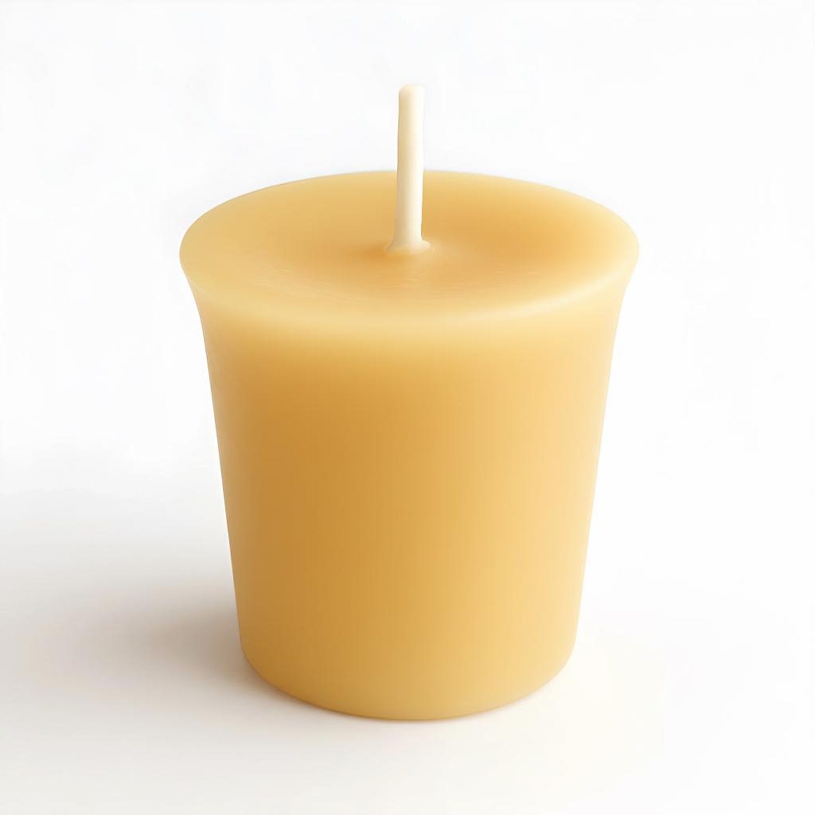 Votives - 24 Beeswax Votives, Yellow