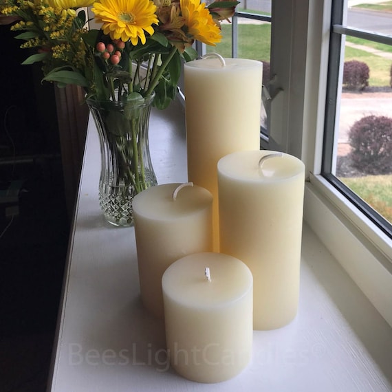 Beeswax Candles - Pillars - Big Dipper Wax Works Beeswax Candles - Pillars - Big Dipper Wax Works
