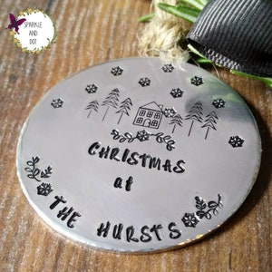 Personalised Family Ornament Our First Christmas,