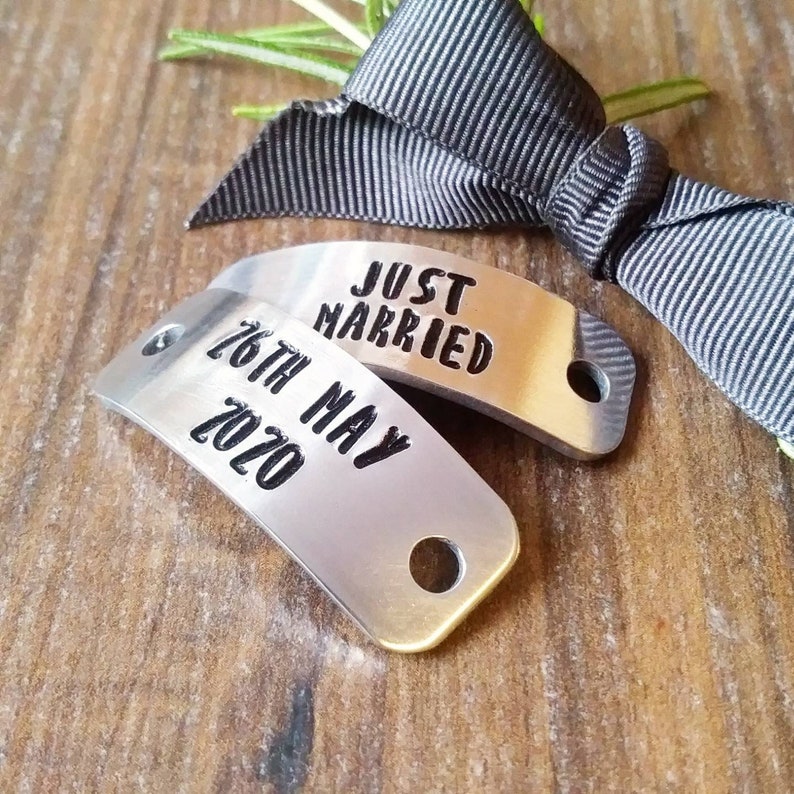 Personalised Bridal Sneaker Tags, Wedding Trainer Tag, Flat Wedding Shoe Tags, Just Married, Lollipop