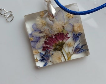 80s underwater flowers red color resin craft japan vintage