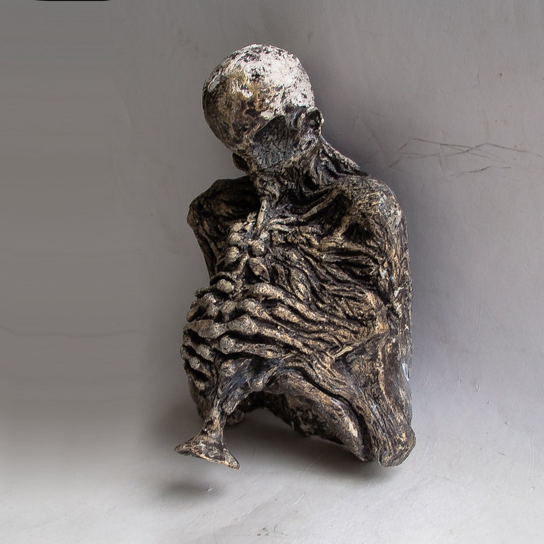 Zdzislaw beksinski ORIGINAL SCULPTURE Macabre art Creepy