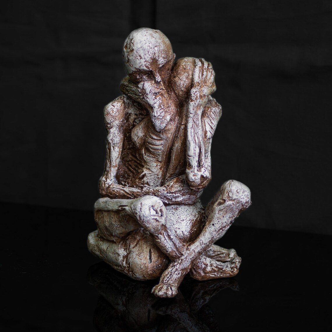 Liebhaber zdzislaw beksinski ORIGINAL SKULPTUR Makaber