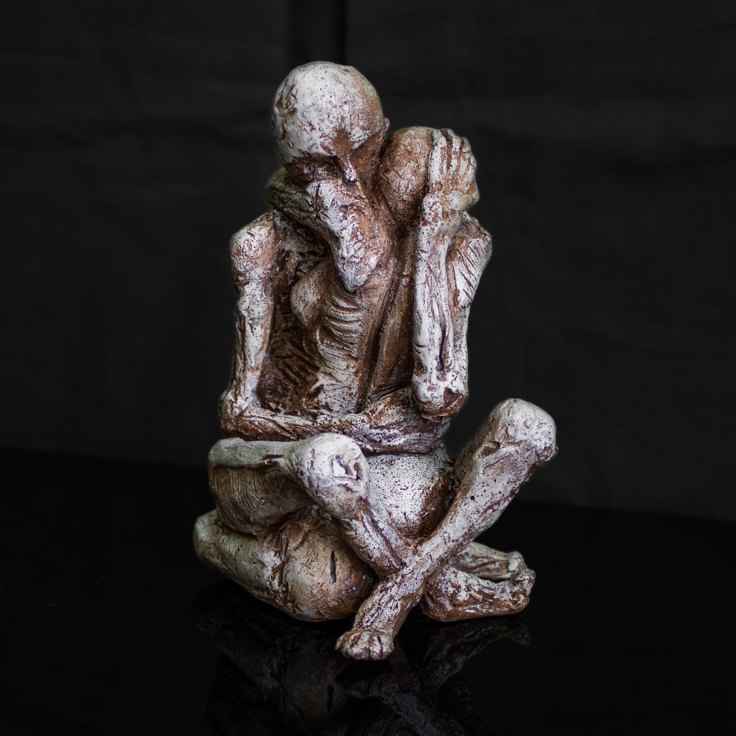 Liebhaber zdzislaw beksinski ORIGINAL SKULPTUR Makaber