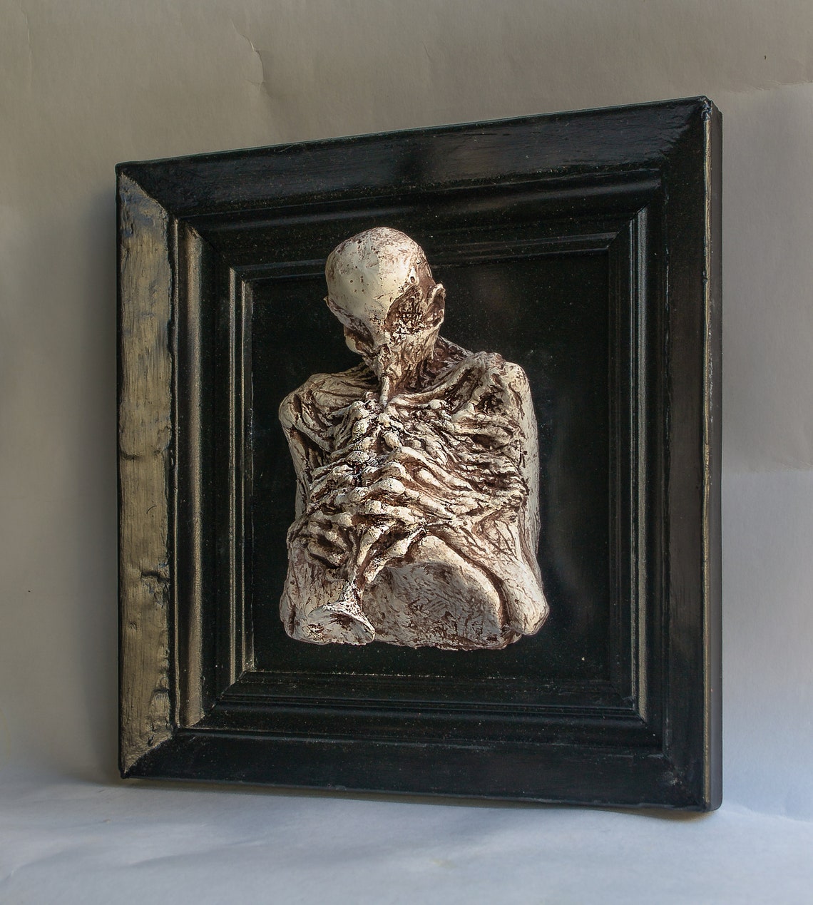 Zdzislaw beksinski ORIGINAL SCULPTURE Macabre art Creepy
