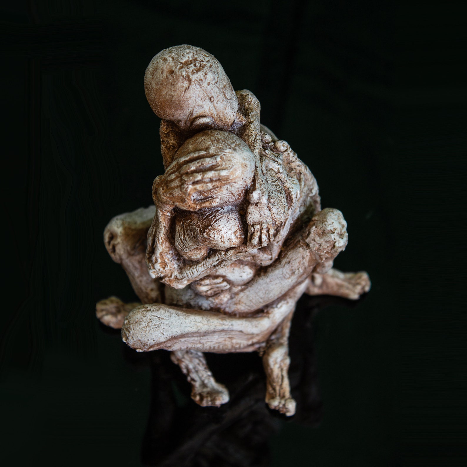 Liebhaber zdzislaw beksinski ORIGINAL SKULPTUR Makaber