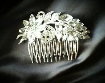 WEDDING SWARVOSKI HAIR Comb Crystal Hairpiece Bridal Headpiece Veil Hair Decorative Hair Comb Hair Jewell Hair Pins Hair Accessories Gifts