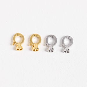 Gold Plated Pearl Clasp, Gold Plated Brass Pearl Clasp, Pearl Clasp Connector, Pearl Necklace Clasp, Necklace Clasp, Jewelry Clasp