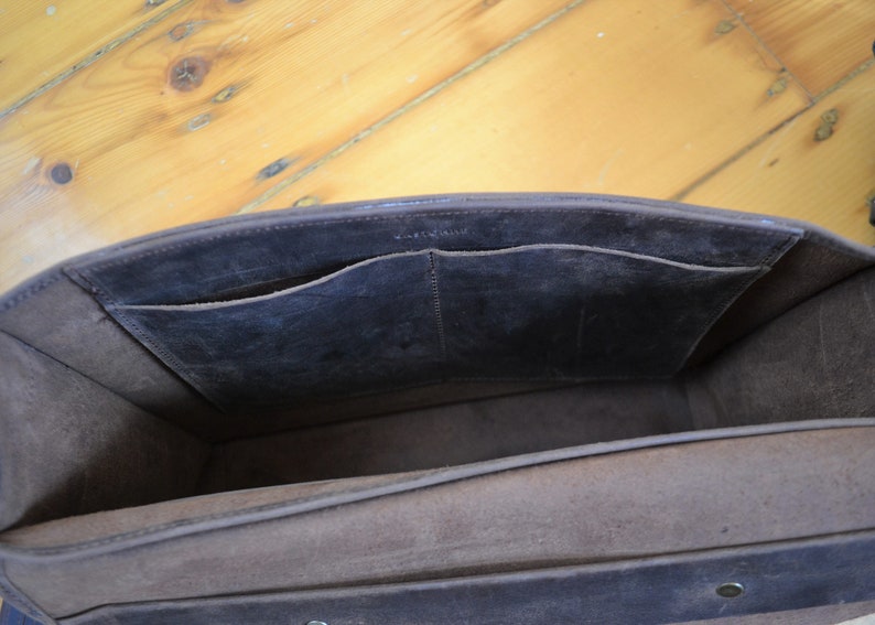 Handcrafted Men Messenger Bag Laptop Crossbody Bag for men full grain leather messenger Brown LEATHER MESSENGER BRIEFCASE bag
