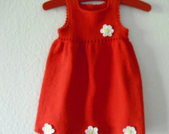 Knitted baby dress