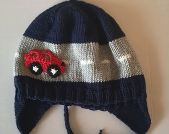 Bonnet bébé, voiture