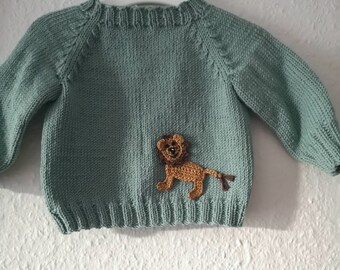 Baby Pullover, handgestrickt