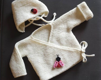 Babyset,Baby Wickeljacke incl. Ballerinas