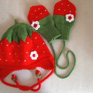 Baby Fist Gloves Strawberry ... image 2