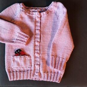 Baby jacket, cardigan as a set image 4