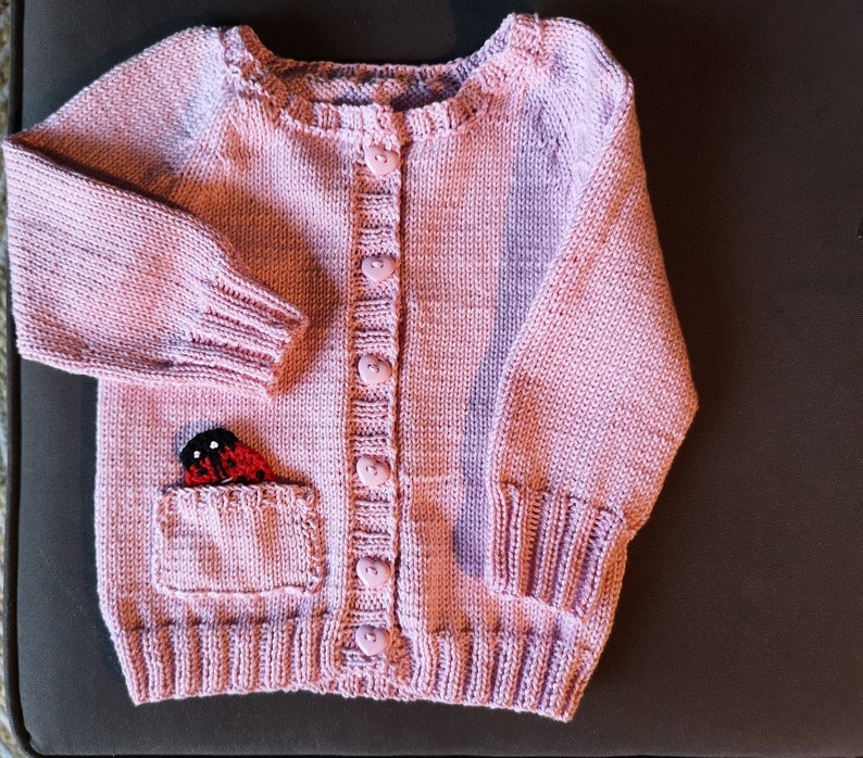 Baby jacket, cardigan as a set image 4