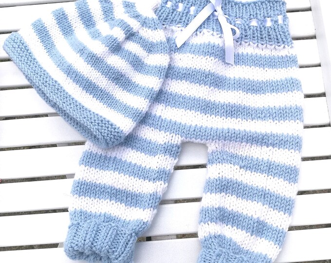 Vertbaudet Baby Strickhose Mit Fuß - Baumwolle/Wolle Mix Kuschelig
