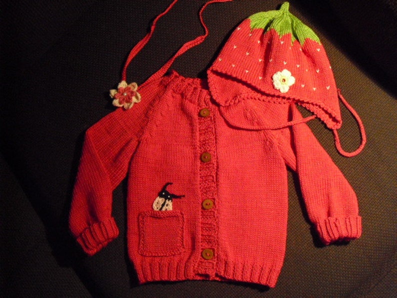 Baby jacket, cardigan as a set image 1