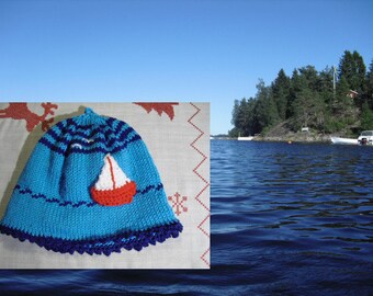 Baby hat "sailing trip"